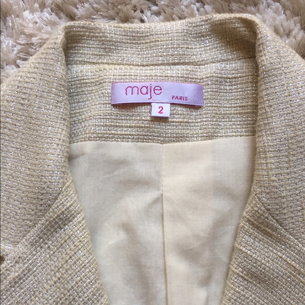Maje Shimmer Jacket View 4